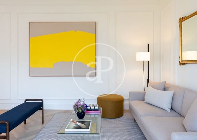 Appartement de 3 chambres à louer à Recoletos, Madrid ville - 7 350 € (Ref: 9596148)