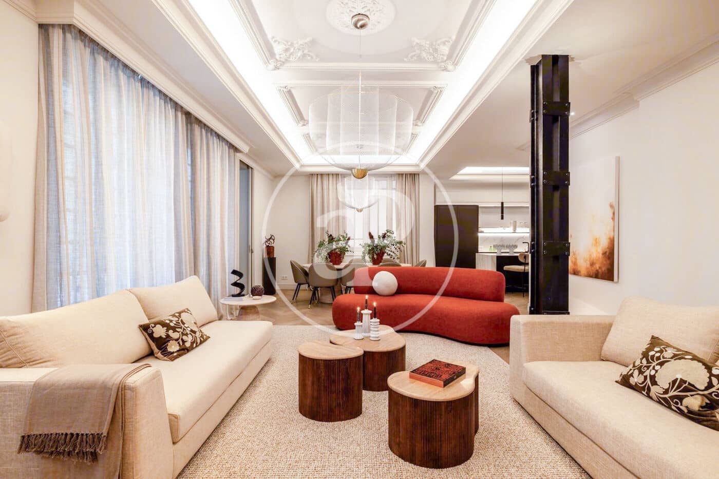 Appartement de 5 chambres à louer à Madrid ville - 18 000 € (Ref: 9596152)