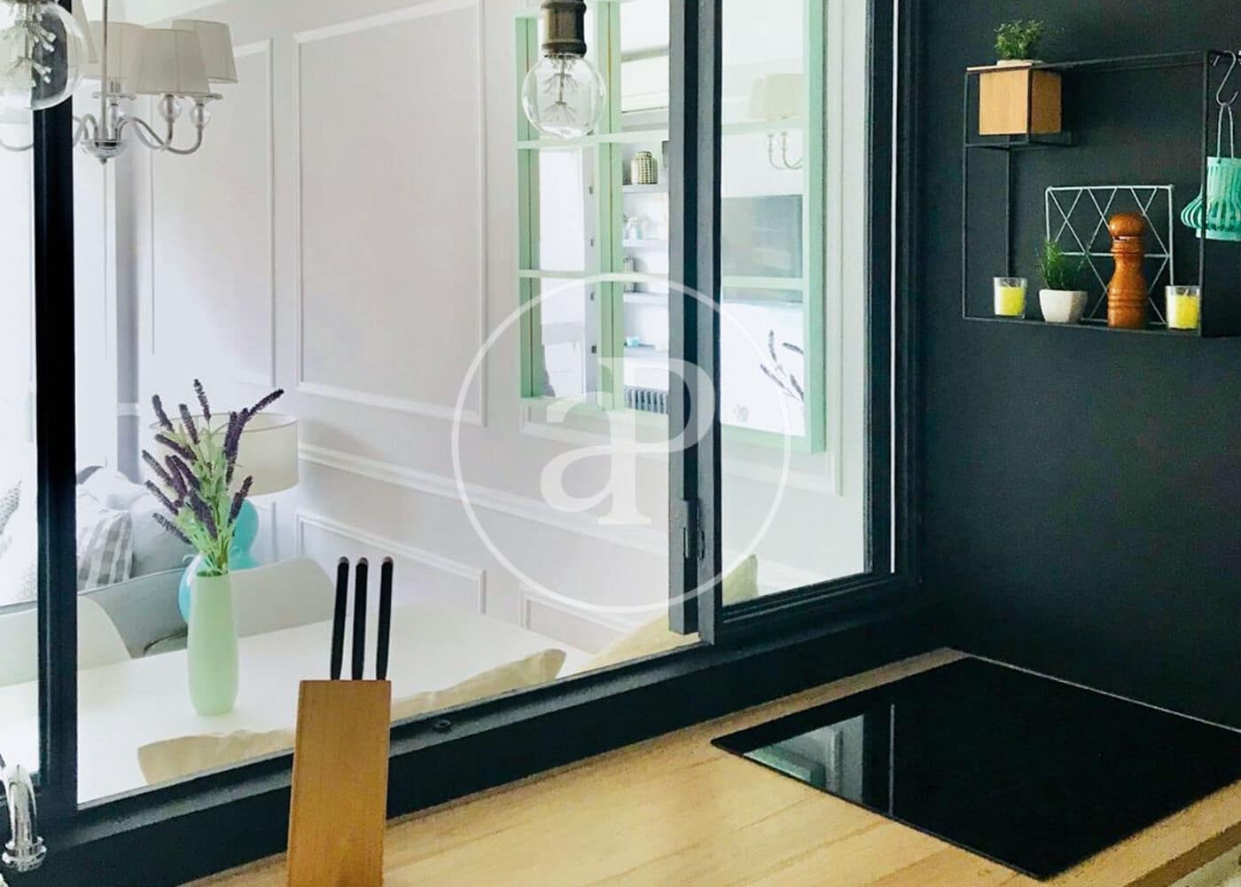 Penthouse de 1 chambre à louer à Madrid ville avec piscine - 1 800 € (Ref: 9596153)