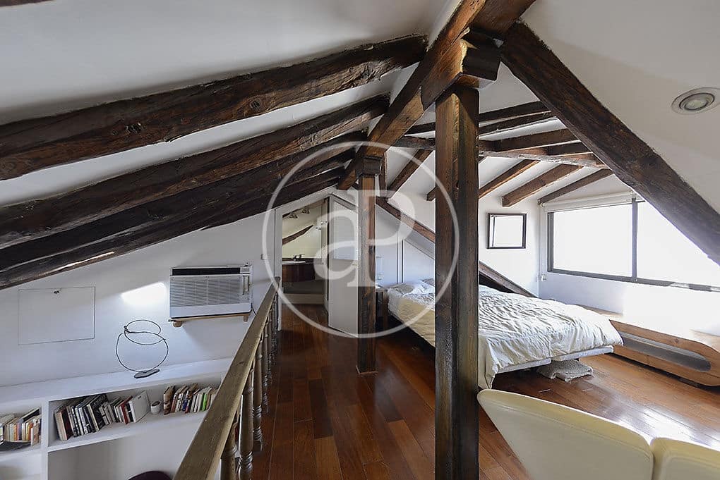 1 soveværelse Penthouse til leje i Madrid by - € 1.700 (Ref: 9599556)