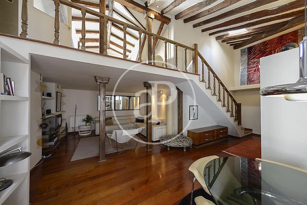 1 soveværelse Penthouse til leje i Madrid by - € 1.700 (Ref: 9599556)