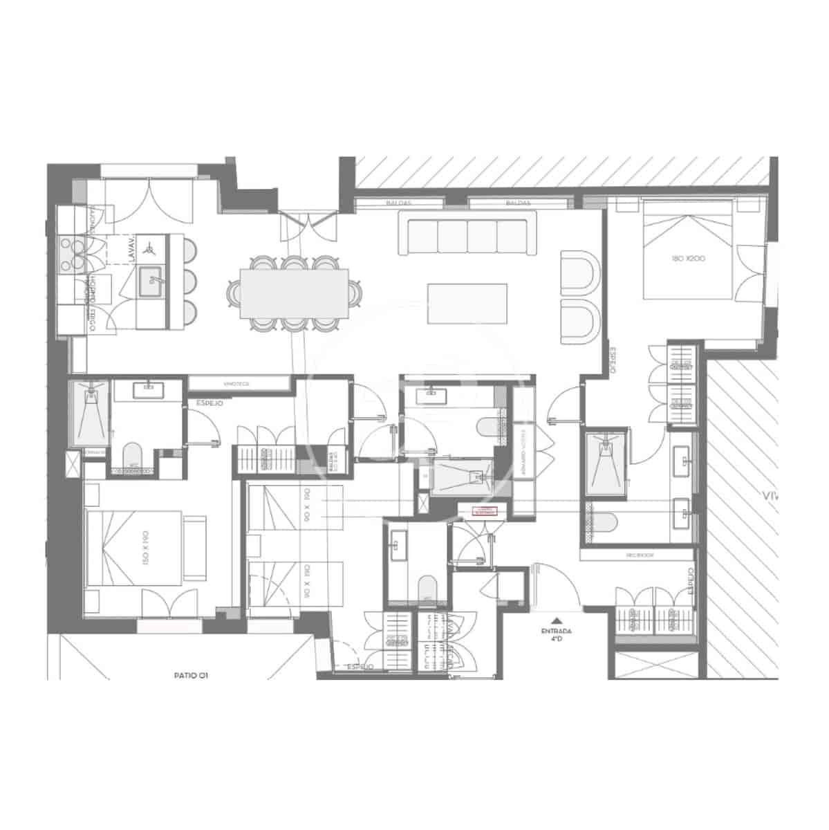 3 soverom Leilighet til salgs i Madrid by - € 2 099 000 (Ref: 9616153)