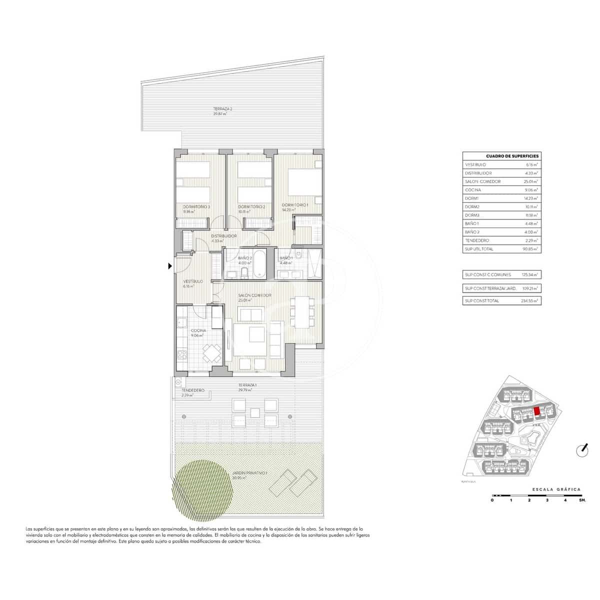 3 slaapkamer Appartement te huur in Boadilla del Monte - € 2.800 (Ref: 9616157)