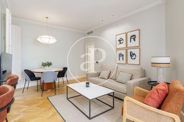 2 makuuhuone Huoneisto vuokrattavana paikassa Recoletos, Madrid kaupunki - 3 800 € (Ref: 9627573)