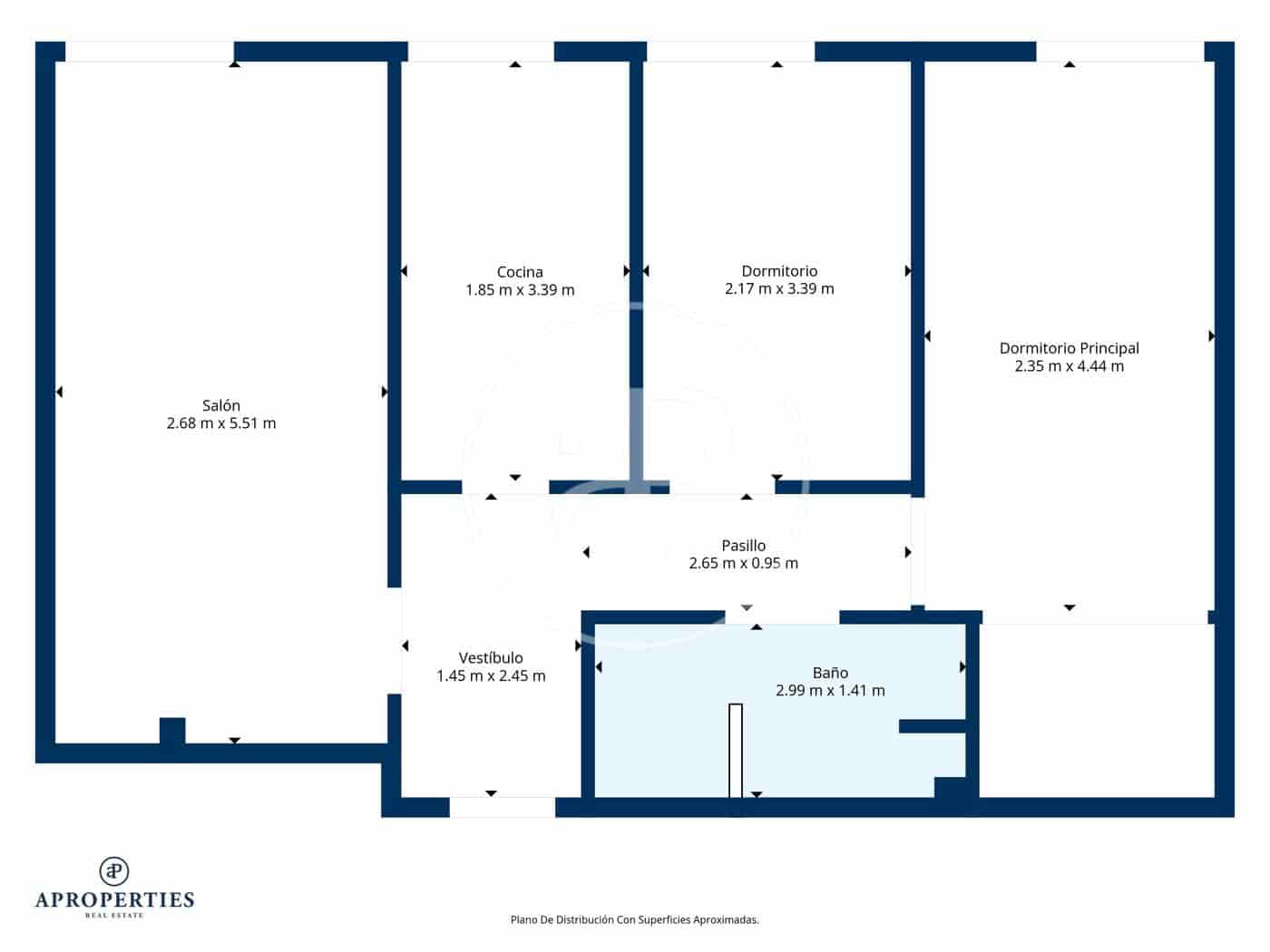 Apartamento de 2 habitaciones en Madrid ciudad en venta - 525.000 € (Ref: 9637617)