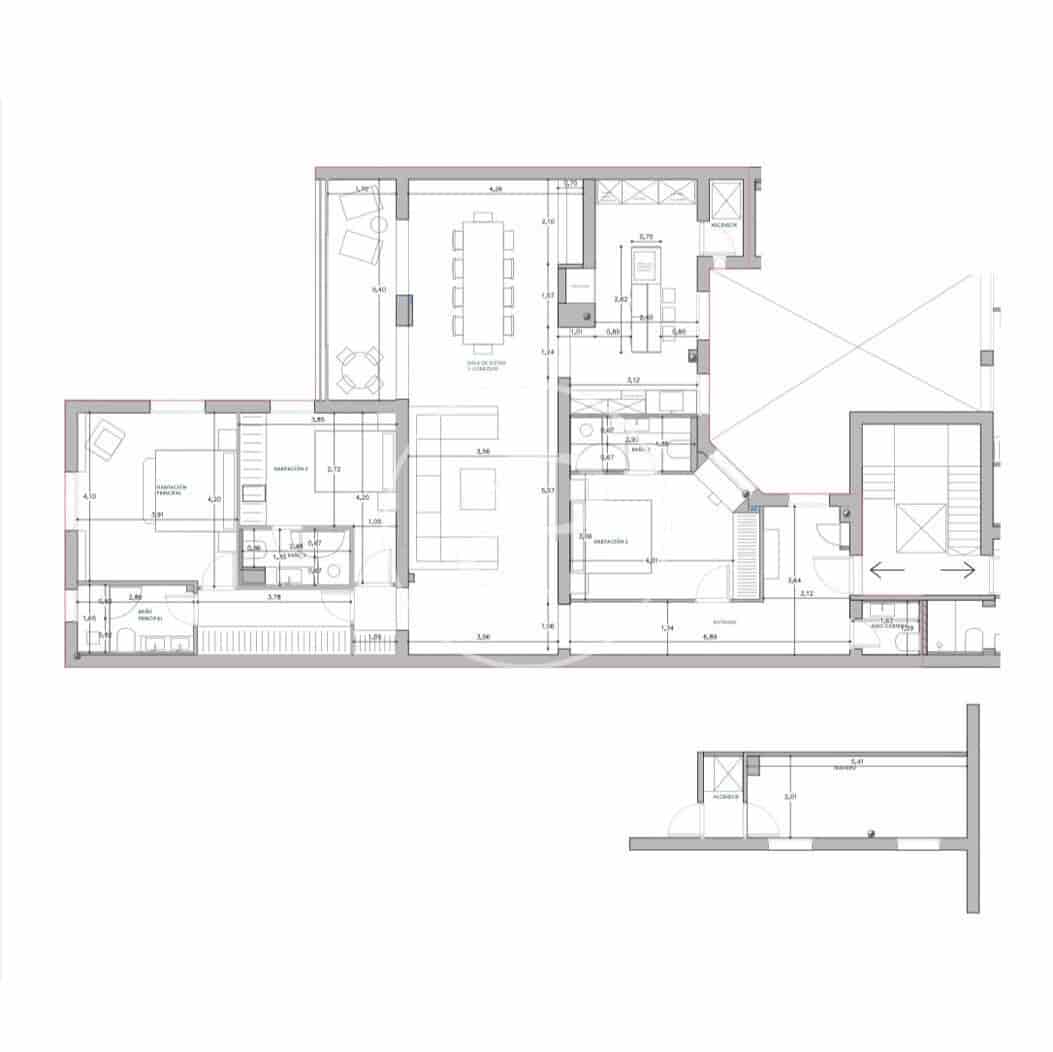 Apartamento de 3 habitaciones en Madrid ciudad en venta - 2.920.000 € (Ref: 9645037)