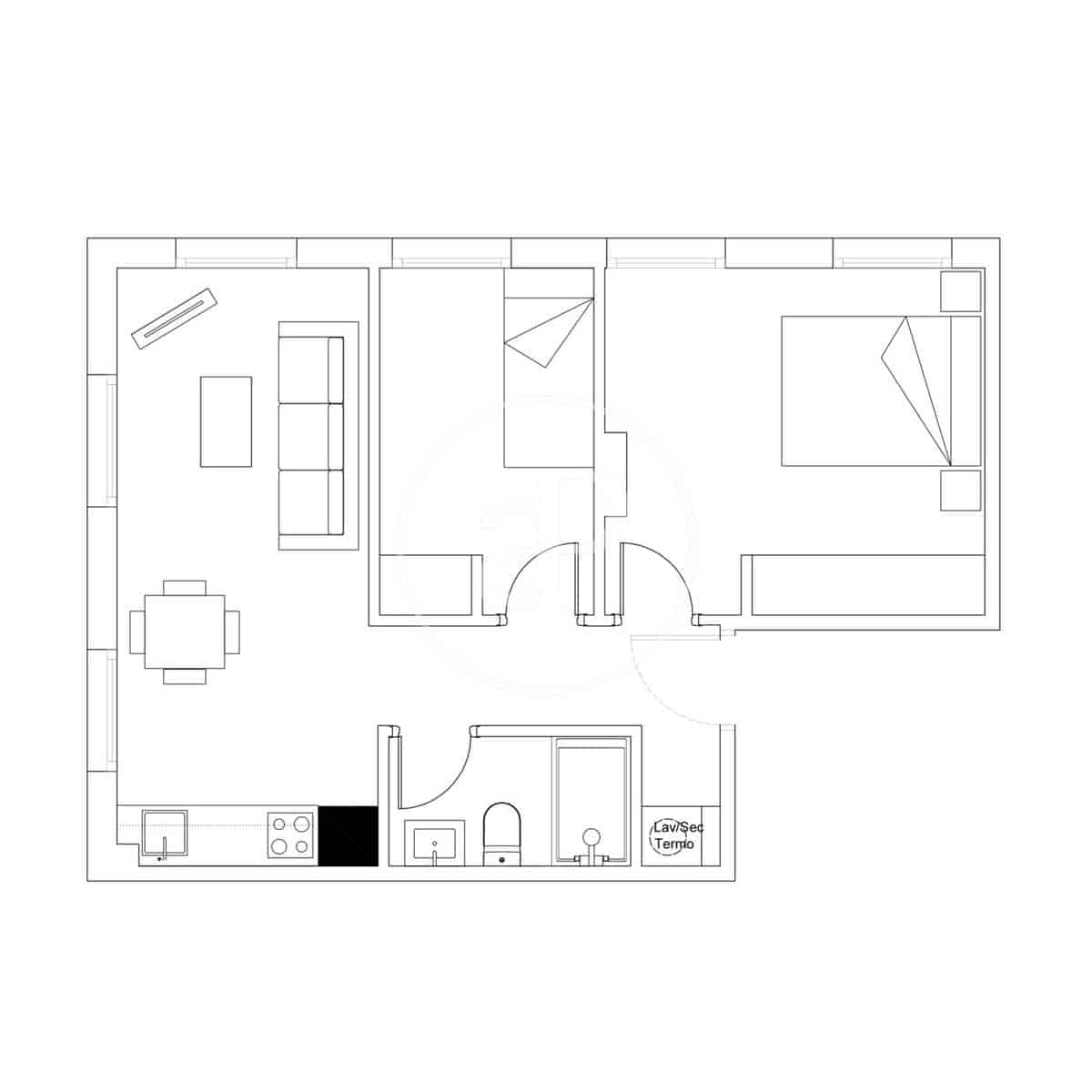 2 chambre Appartement à vendre à Madrid ville - 575 000 € (Ref: 9659446)