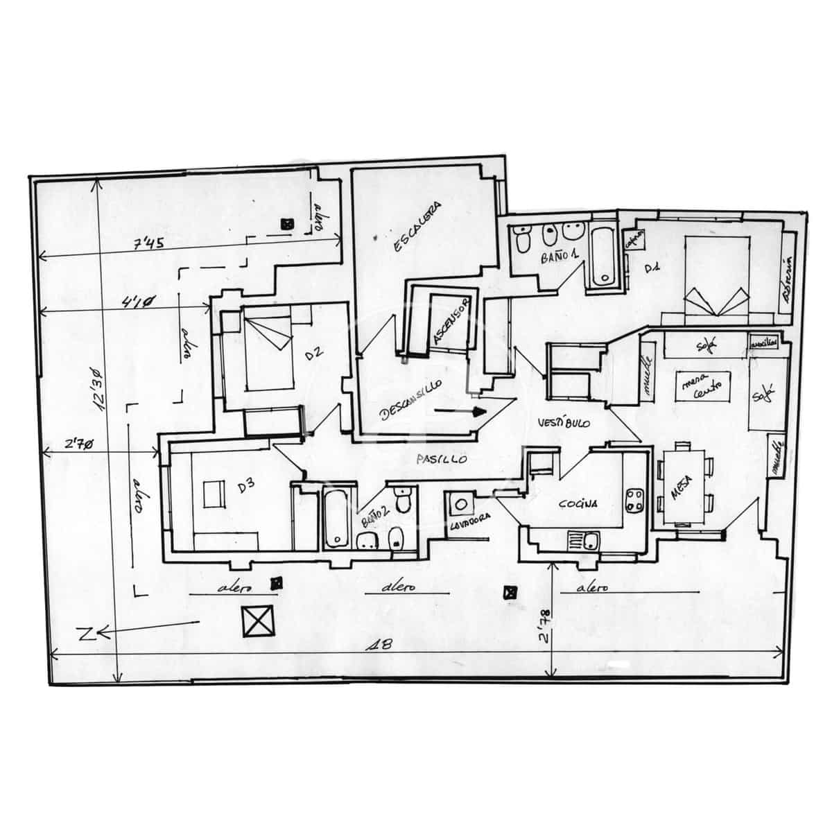 3 slaapkamer Appartement te koop in Madrid stad met zwembad - € 875.000 (Ref: 9666512)