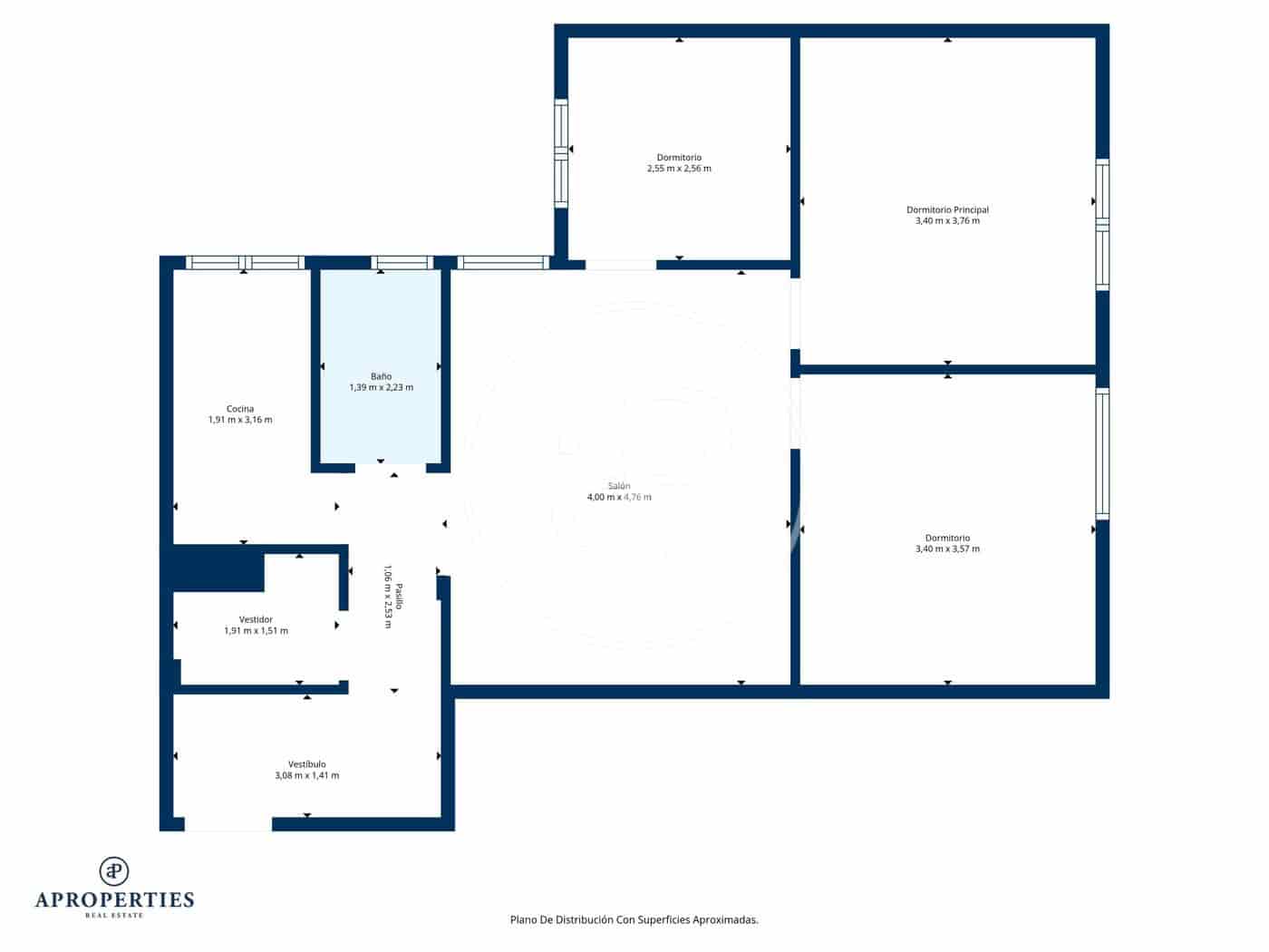 3 soveværelse Lejlighed til salg i Madrid by - € 670.000 (Ref: 9674228)