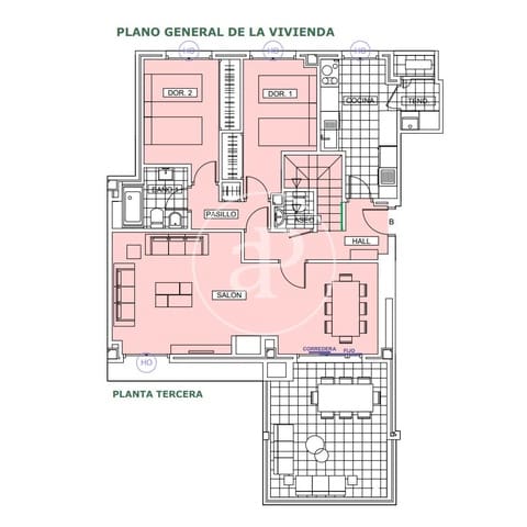 Apartamento de 3 habitaciones en Aravaca, Madrid ciudad en venta con piscina - 1.486.000 € (Ref: 9677751)