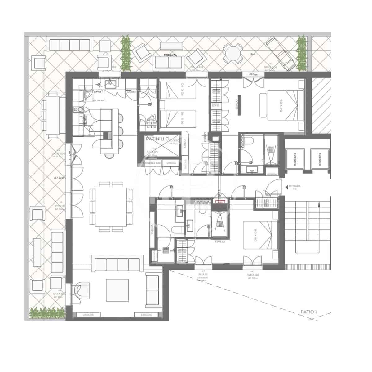 3 Zimmer Apartment zu verkaufen in Madrid Stadt - 2.619.000 € (Ref: 9690628)