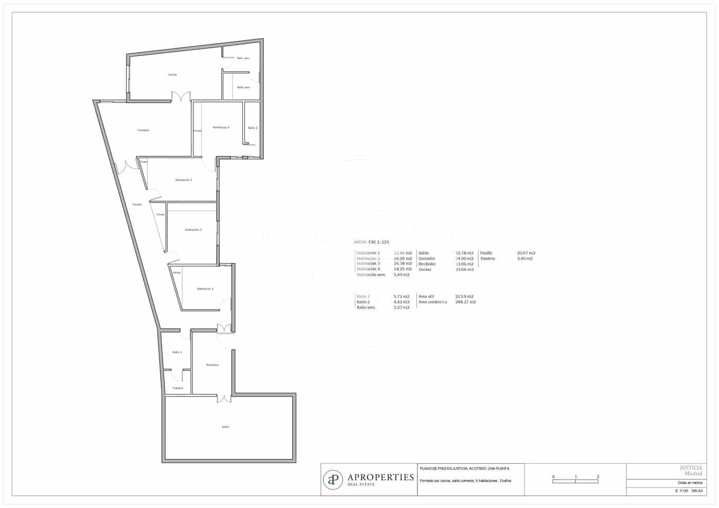 6 bedroom Apartment for sale in Madrid city - € 2,350,000 (Ref: 9698838)