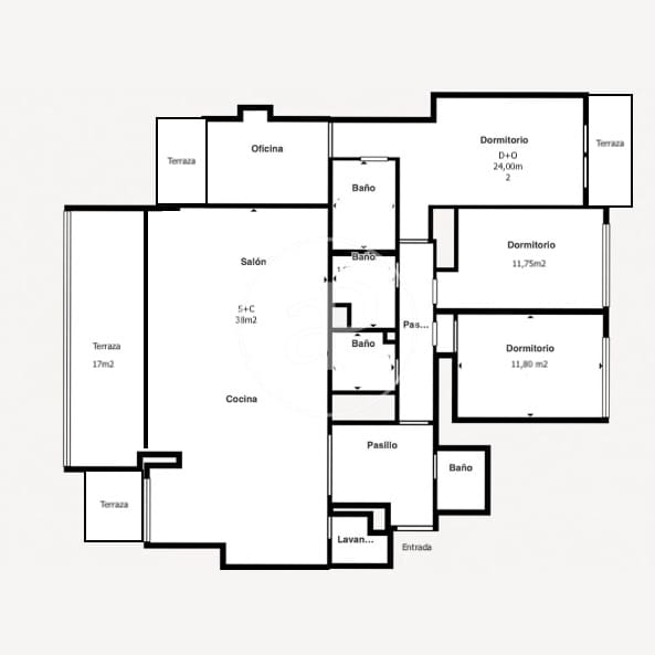 4 soveværelse Lejlighed til salg i Boadilla del Monte - € 999.000 (Ref: 9698843)