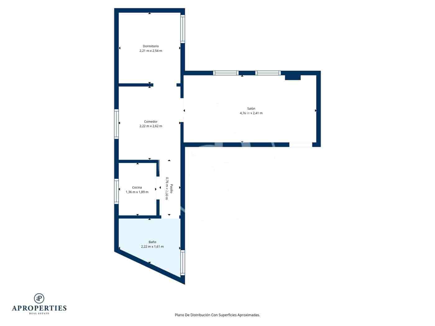 1 soverom Leilighet til salgs i Madrid by - € 1 100 000 (Ref: 9711988)