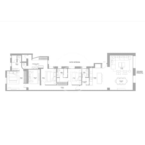 3 camera da letto Appartamento in vendita in Lista, Madrid città - 2.200.000 € (Rif: 9714942)