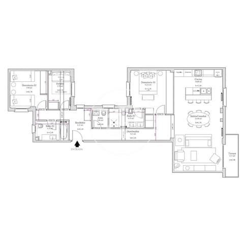 3 slaapkamer Appartement te koop in Guindalera, Madrid stad - € 1.136.000 (Ref: 9714943)