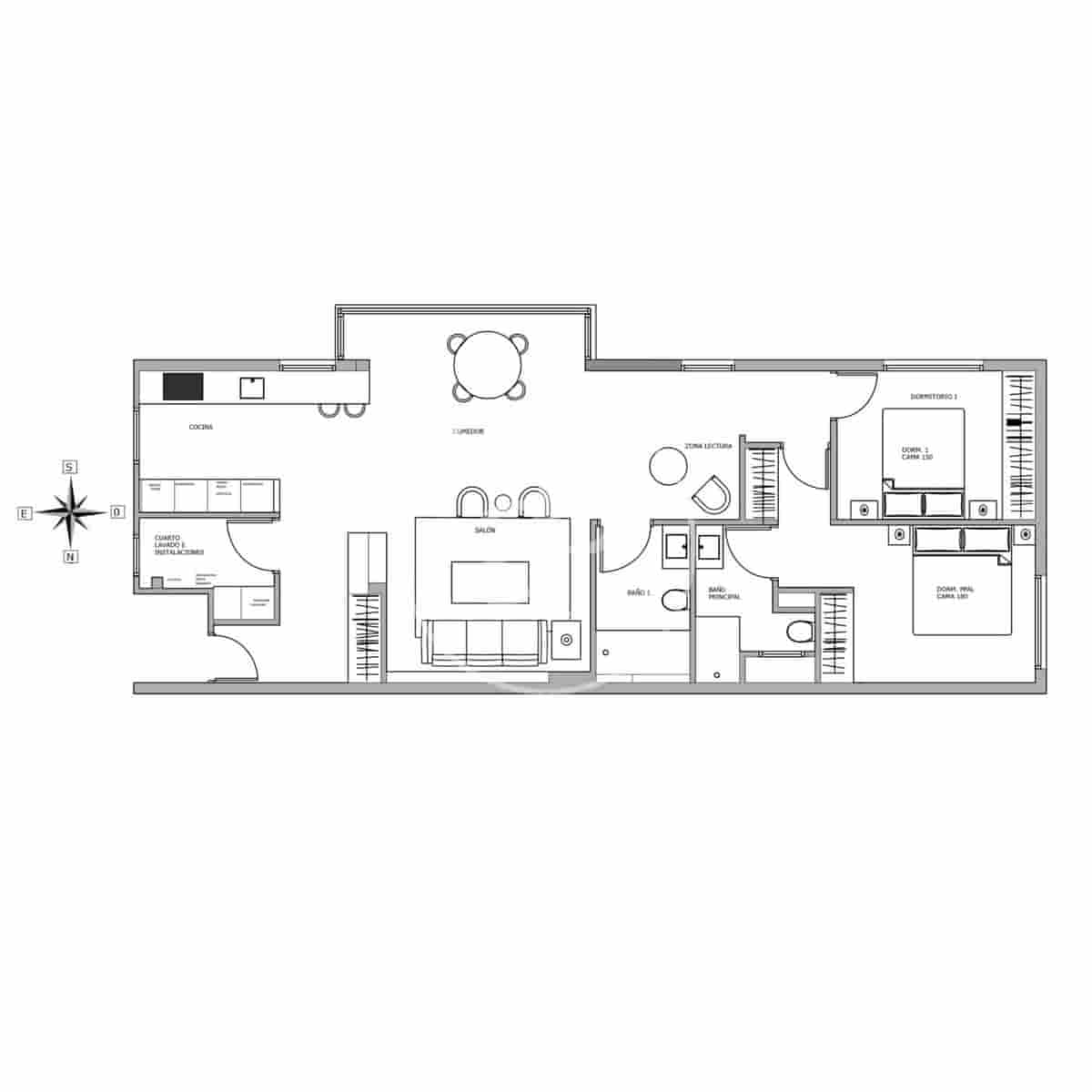 2 slaapkamer Appartement te koop in Madrid stad - € 990.000 (Ref: 9714944)