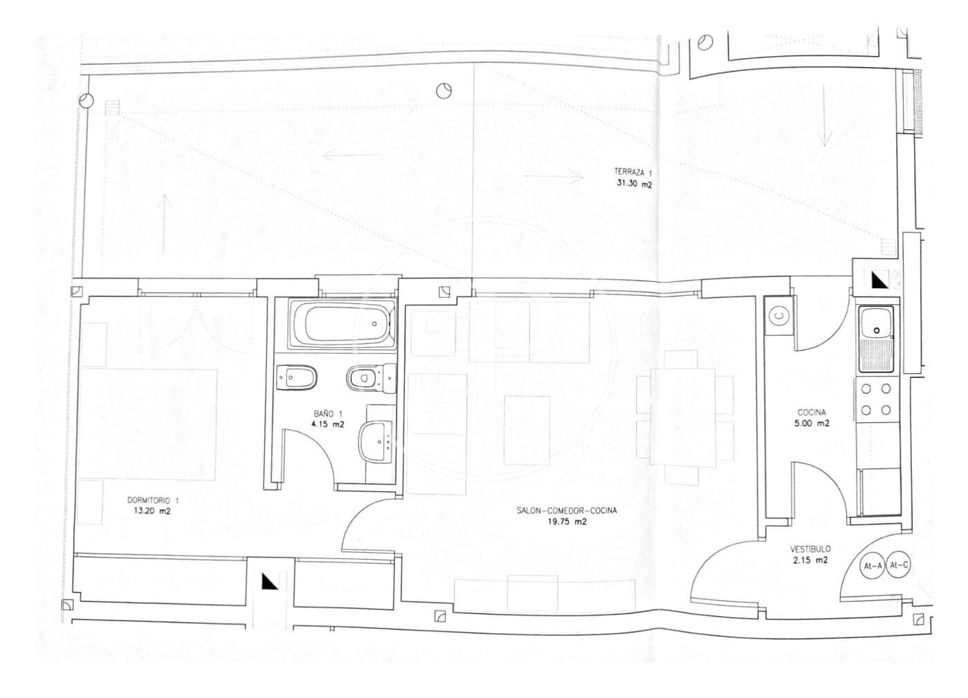 1 chambre Appartement à vendre à Madrid ville avec piscine - 875 000 € (Ref: 9714945)