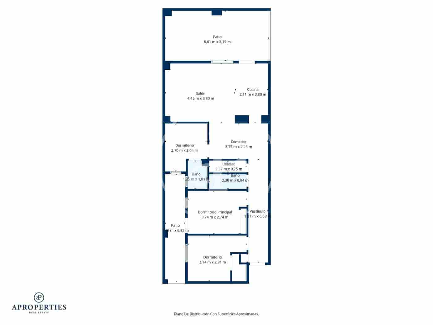 Apartamento de 3 habitaciones en Madrid ciudad en venta - 675.000 € (Ref: 9719968)