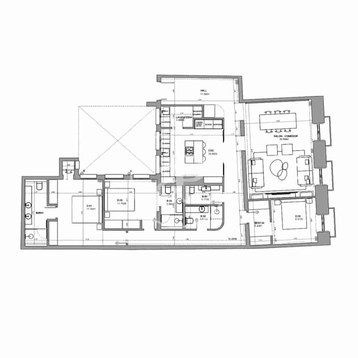 3 slaapkamer Appartement te koop in Madrid stad - € 2.000.000 (Ref: 9719969)