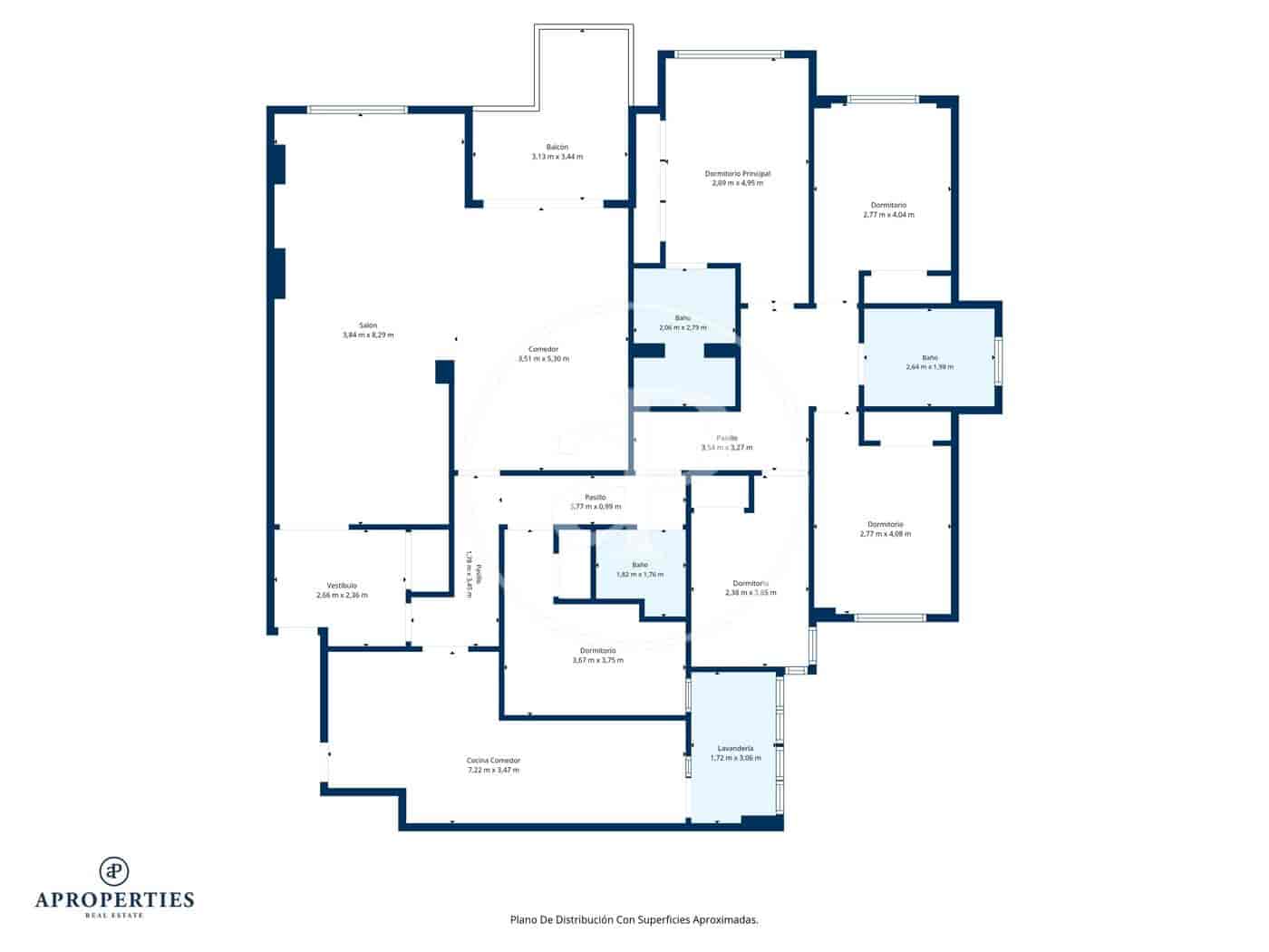 5 sovrum Lägenhet till salu i Madrid stad med pool - 1 490 000 € (Ref: 9719976)