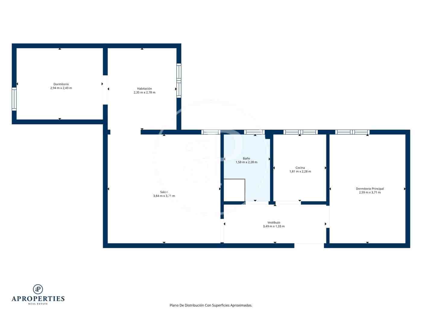Apartamento de 3 habitaciones en Madrid ciudad en venta - 396.000 € (Ref: 9721713)