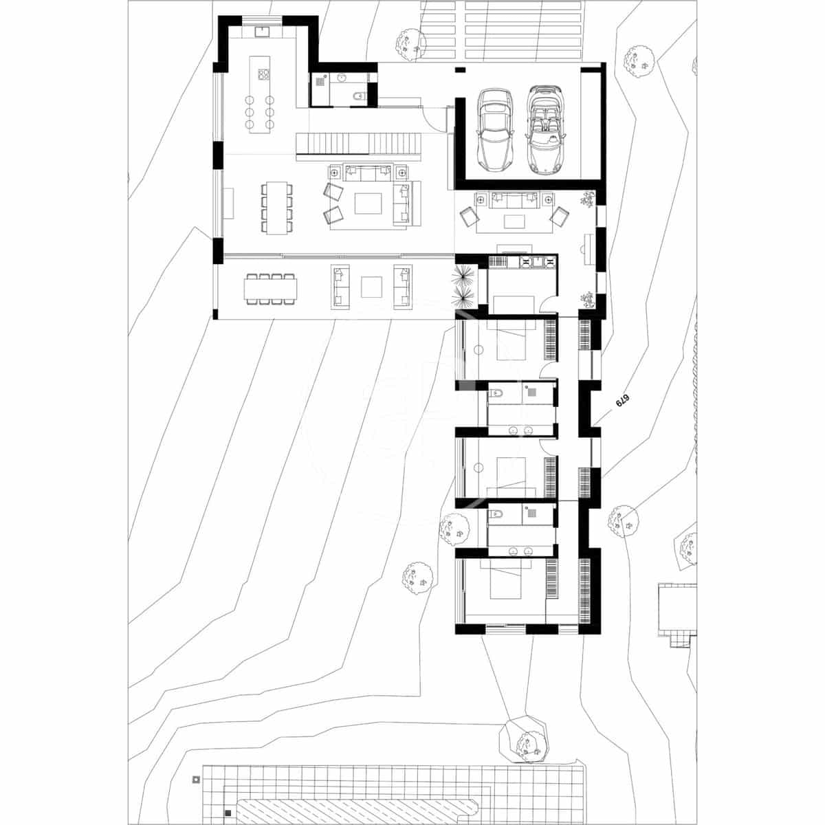 5 sovrum Villa till salu i Pozuelo de Alarcon med pool - 4 200 000 € (Ref: 9738573)