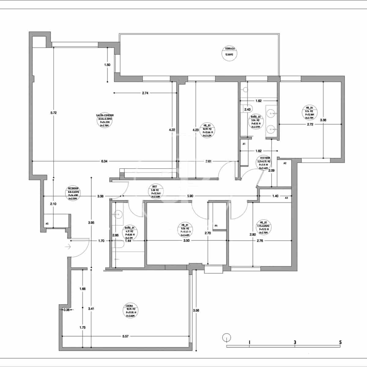 4 soverom Leilighet til leie i Madrid by med svømmebasseng - € 4 000 (Ref: 9752040)