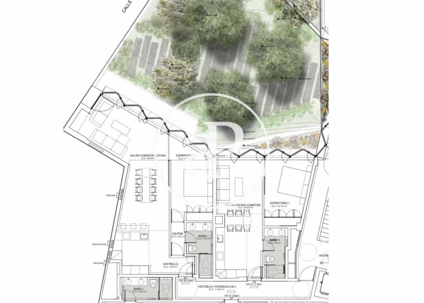 1 bedroom Apartment for rent in Madrid city with garage - € 3,400 (Ref: 9773076)