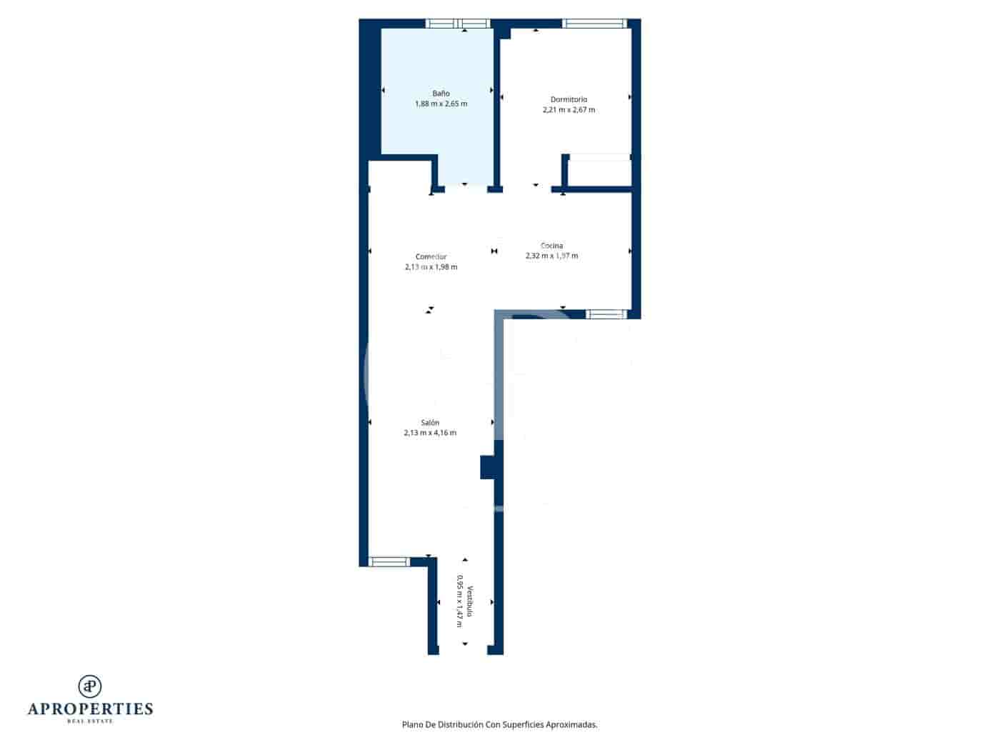 1 camera da letto Appartamento in vendita in Madrid citta - 530.000 € (Rif: 9780572)