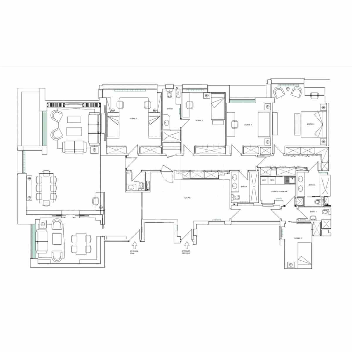 5 slaapkamer Appartement te koop in Madrid stad - € 5.320.000 (Ref: 9783252)