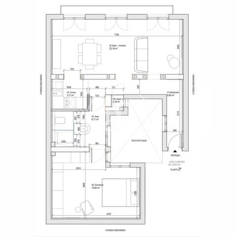1 chambre Appartement à vendre à Embajadores, Madrid ville - 545 000 € (Ref: 9783254)