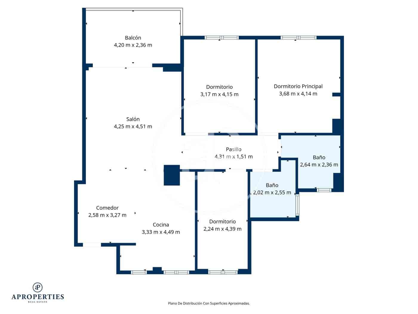 3 soveværelse Lejlighed til salg i Madrid by - € 1.359.000 (Ref: 9791056)