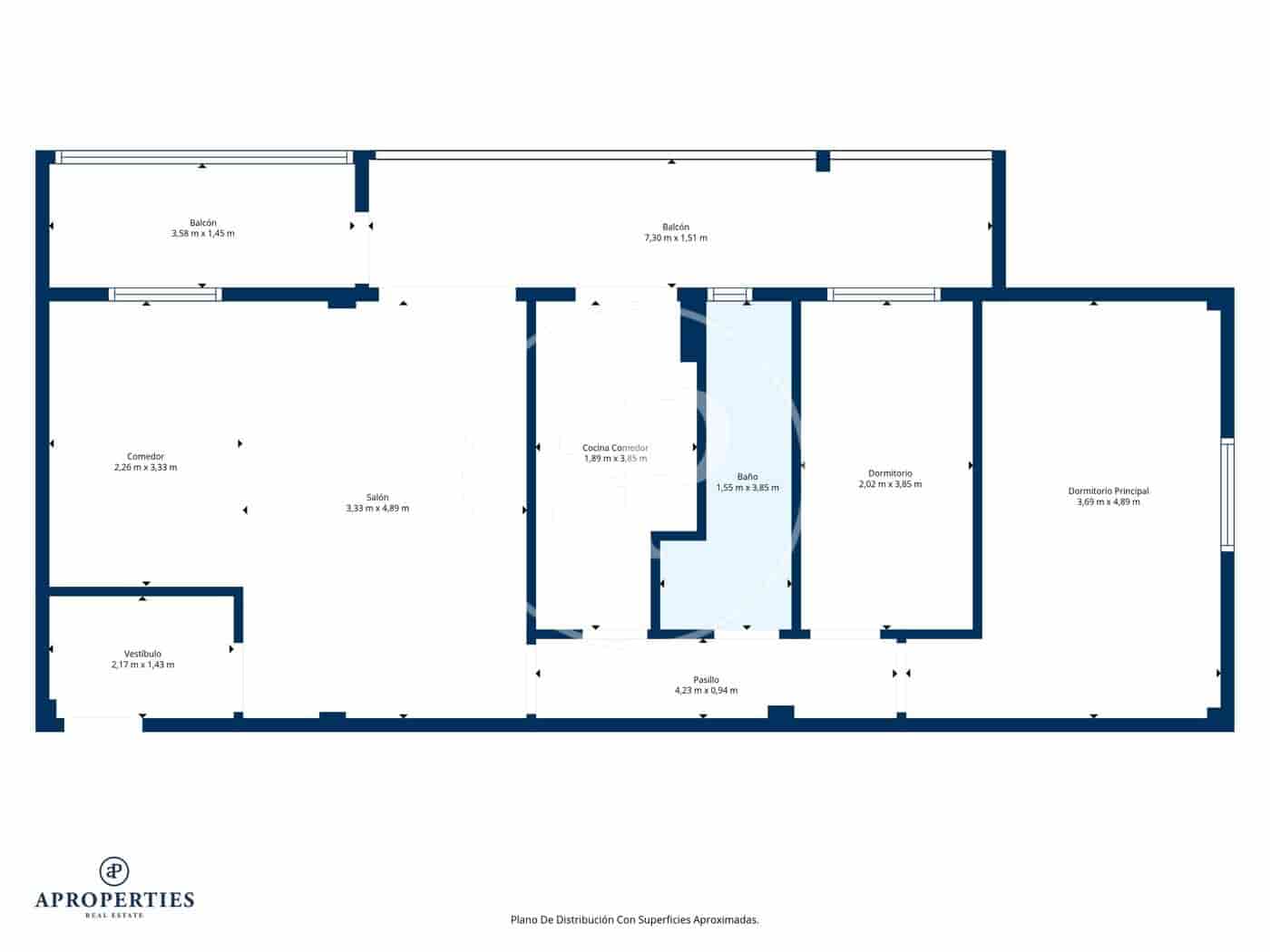 2 soverom Leilighet til salgs i Madrid by - € 750 000 (Ref: 9791057)