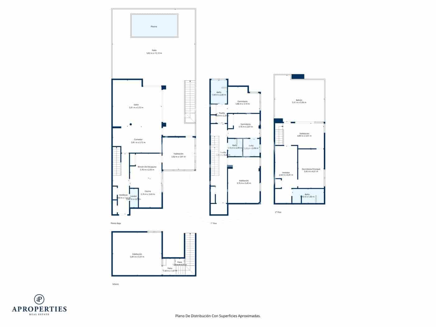 4 Zimmer Villa zu verkaufen in Madrid Stadt mit Pool - 2.490.000 € (Ref: 9791063)