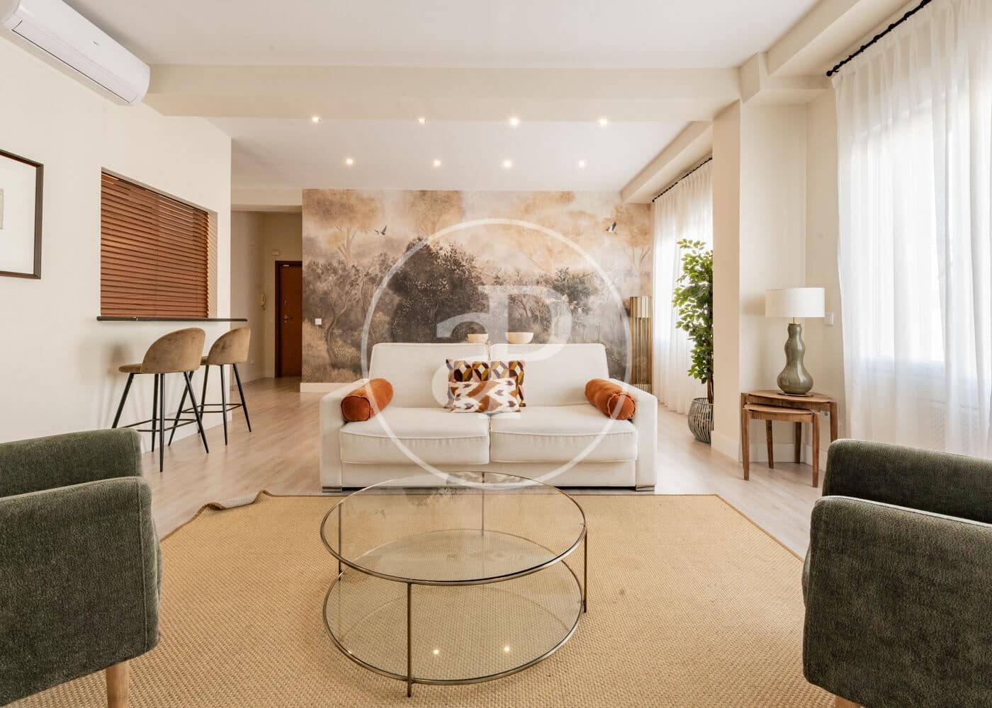 2 soveværelse Lejlighed til leje i Madrid by - € 3.700 (Ref: 9797125)