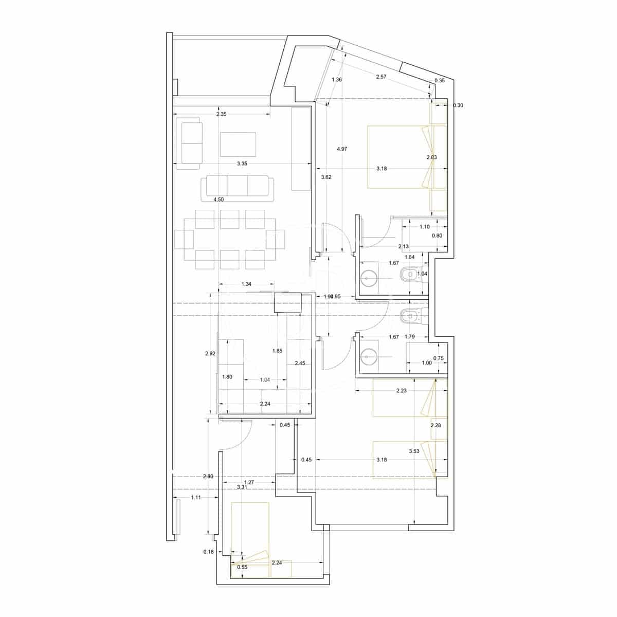 3 bedroom Apartment for sale in Madrid city - € 1,200,000 (Ref: 9797133)