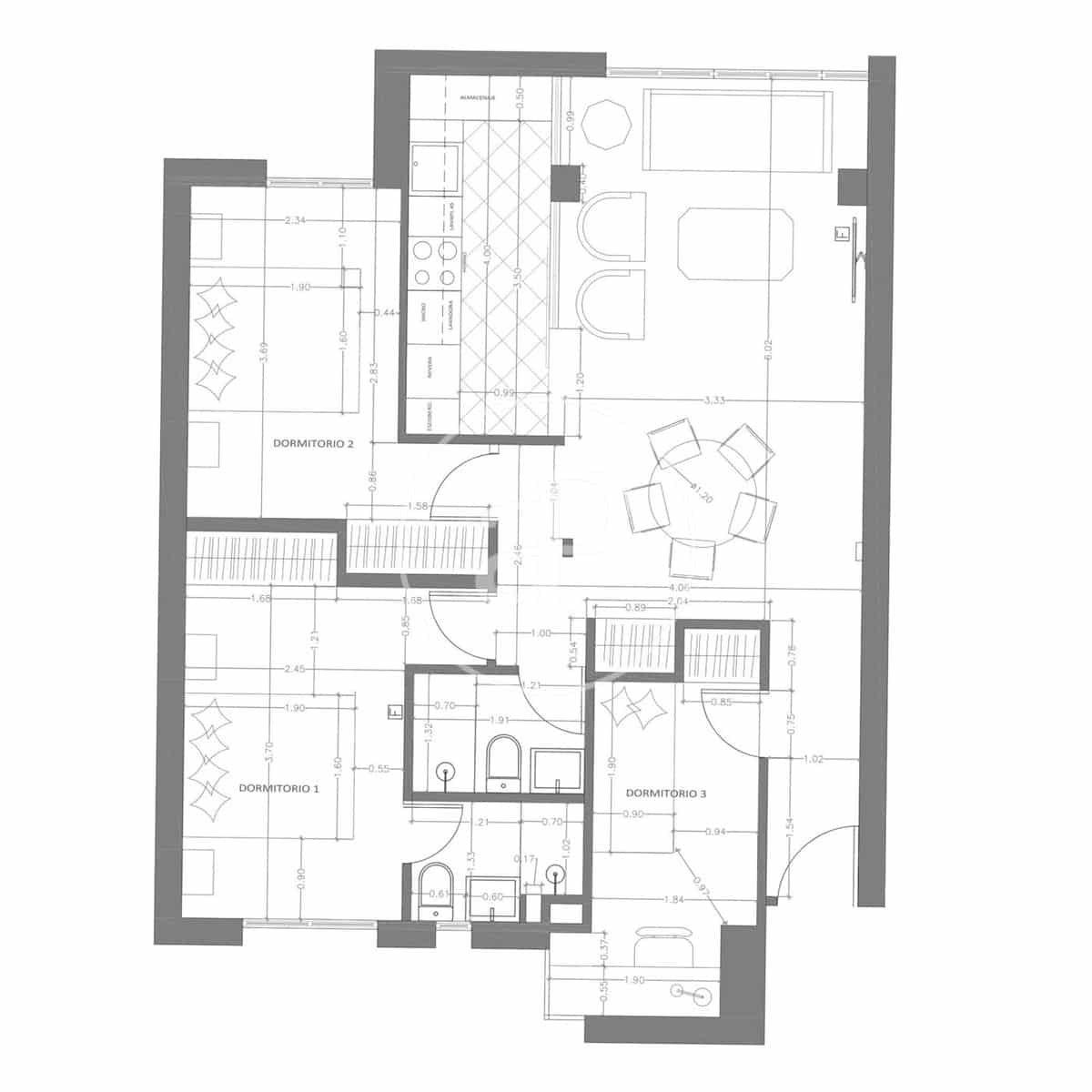 3 soveværelse Lejlighed til salg i Madrid by - € 895.000 (Ref: 9799270)