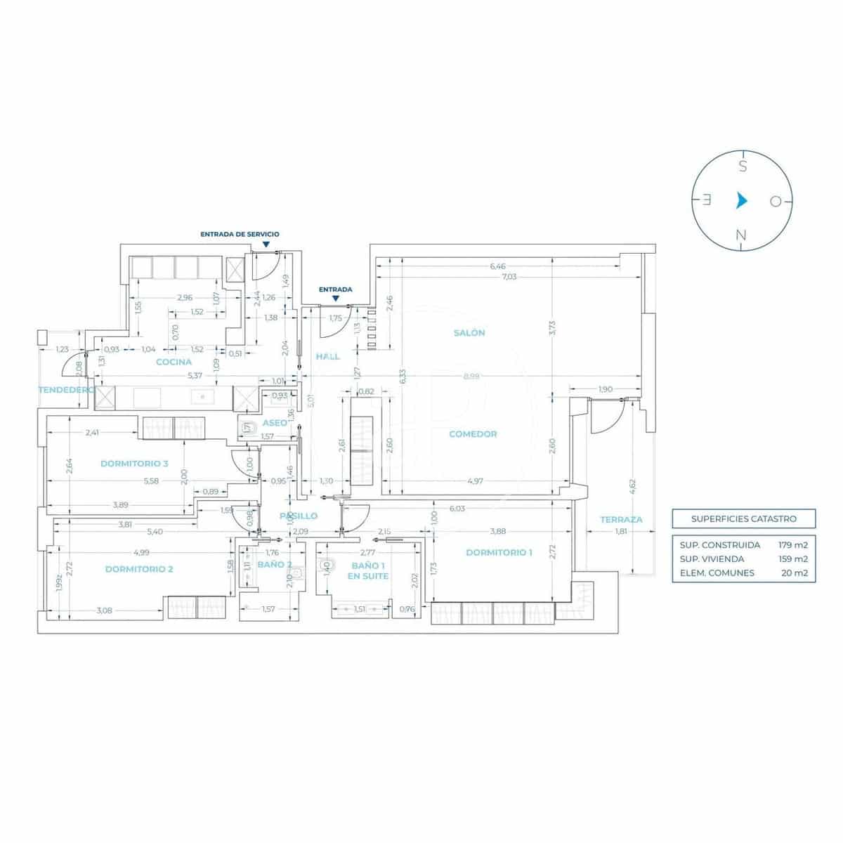 3 soveværelse Lejlighed til salg i Madrid by - € 2.375.000 (Ref: 9799275)