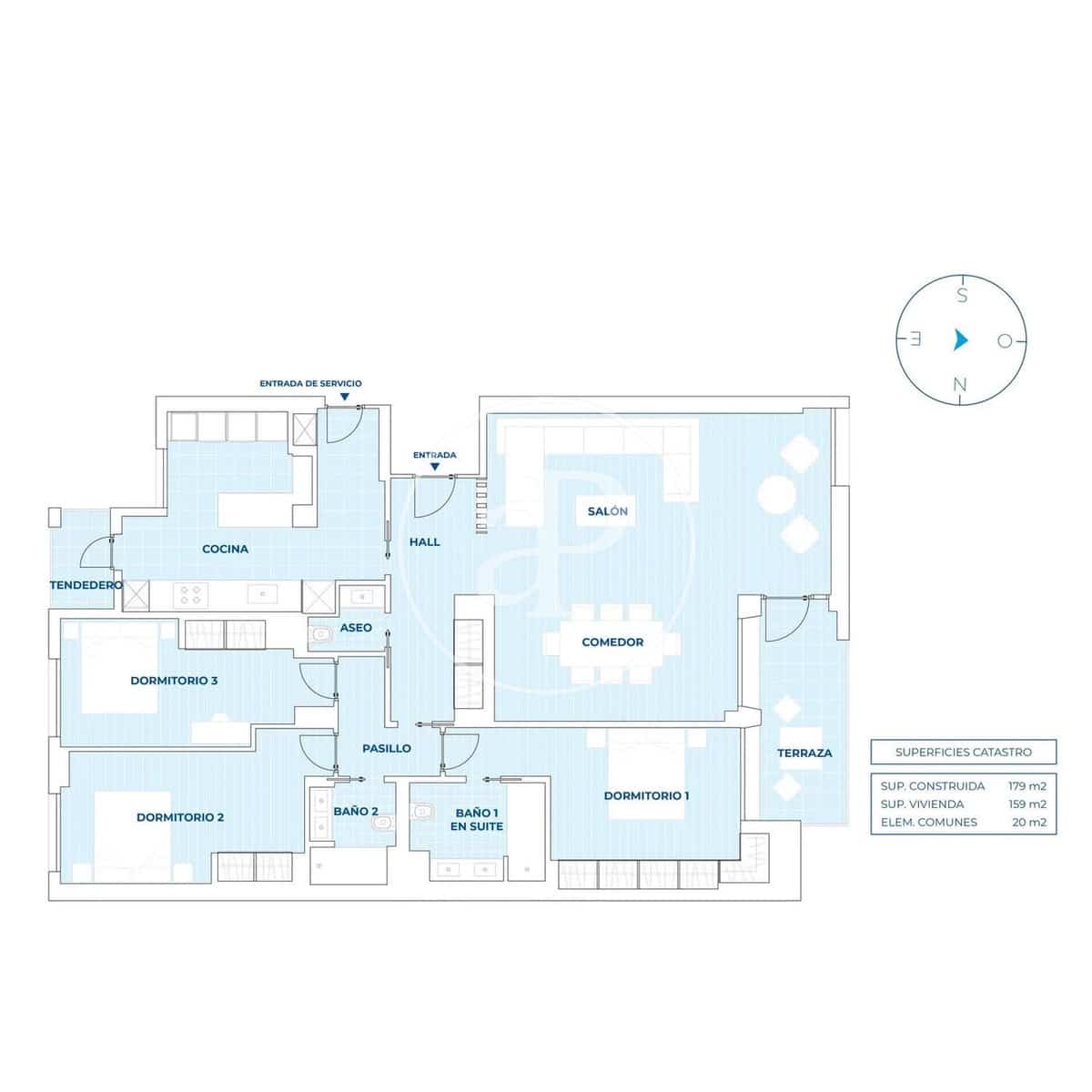 3 soveværelse Lejlighed til salg i Madrid by - € 2.375.000 (Ref: 9799275)