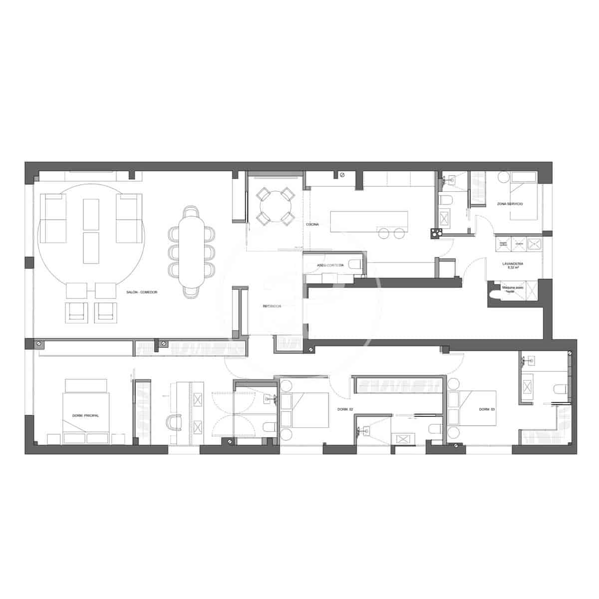 4 soverom Leilighet til salgs i Madrid by - € 3 700 000 (Ref: 9806485)