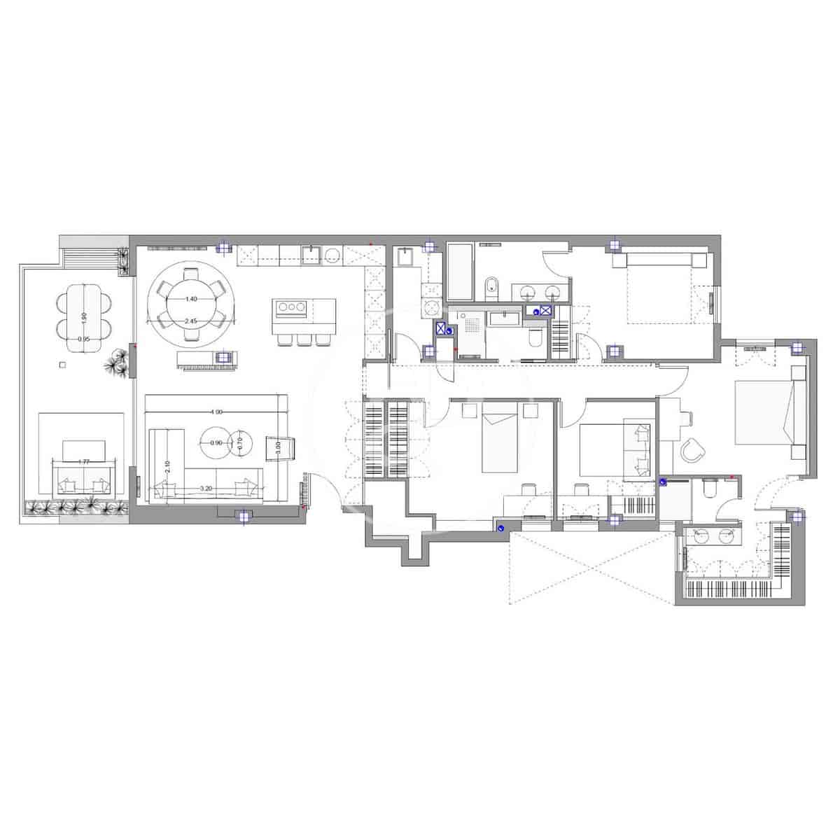 4 slaapkamer Appartement te koop in Madrid stad - € 2.990.000 (Ref: 9807972)