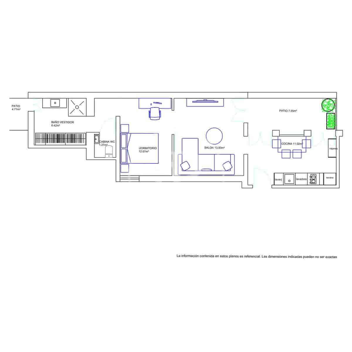 1 soverom Leilighet til salgs i Madrid by - € 490 000 (Ref: 9811588)
