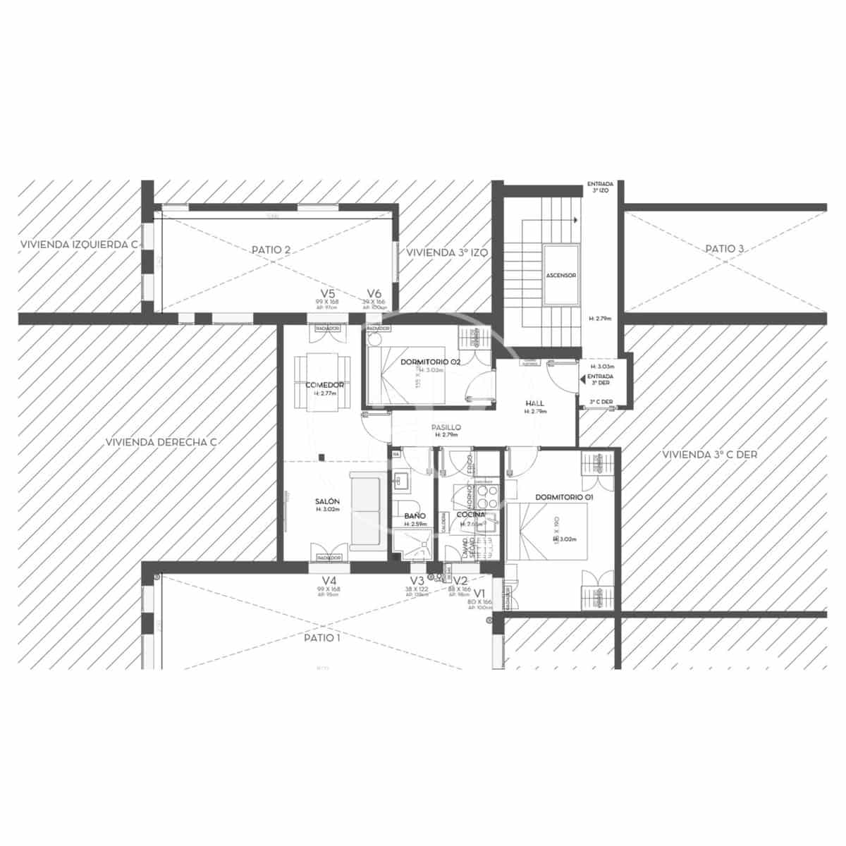 2 sypialnia Apartament na sprzedaż w Miasto Madryt - 589 000 € (Ref: 9811593)