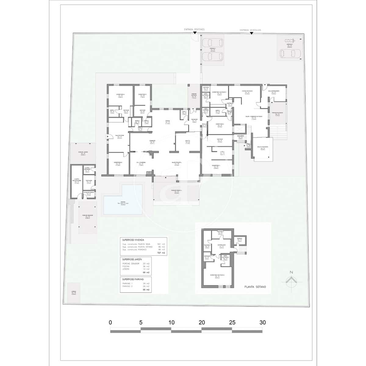 7 Zimmer Villa zu verkaufen in Pozuelo de Alarcon mit Pool - 4.975.000 € (Ref: 9815857)