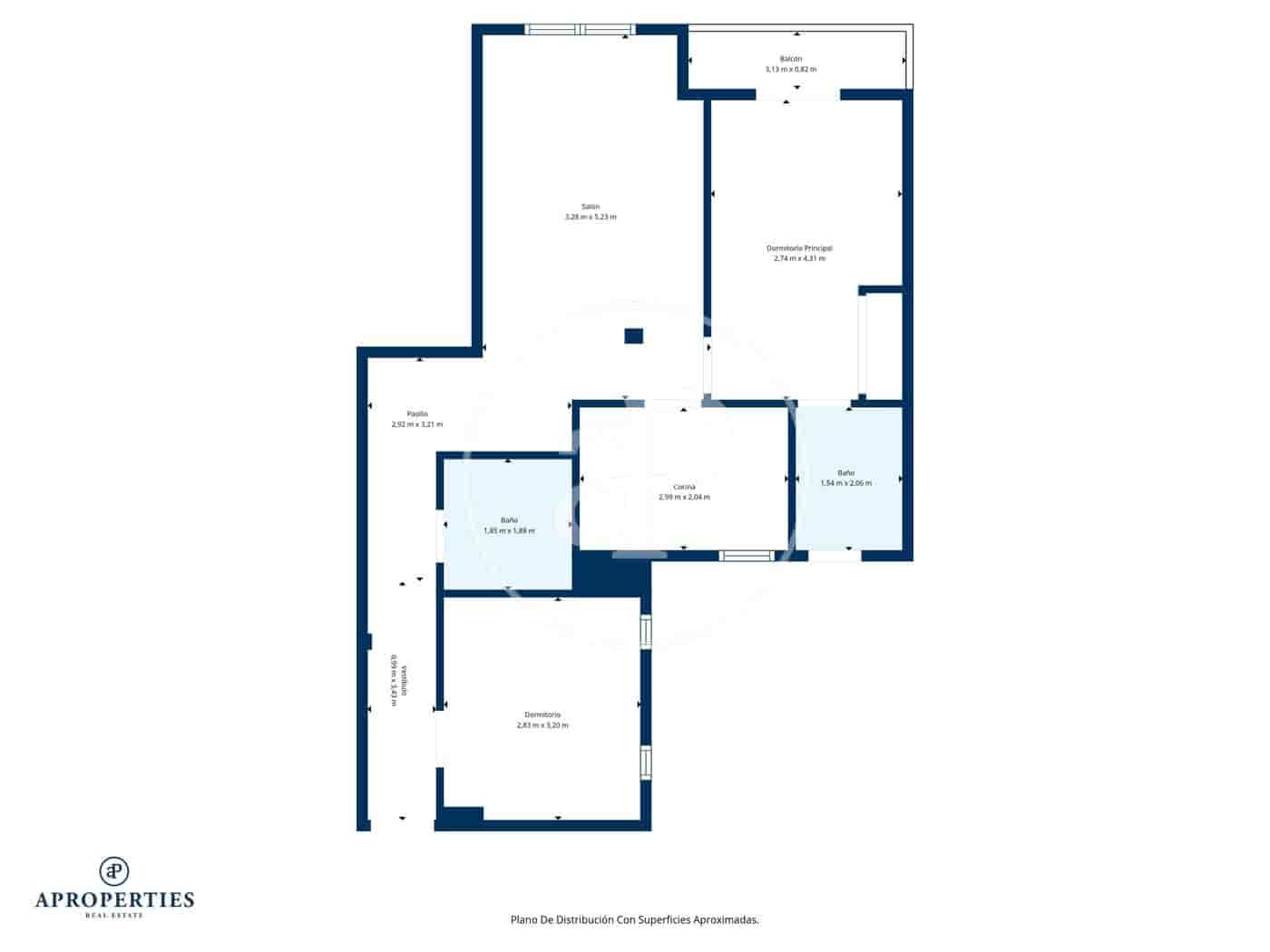 2 Zimmer Apartment zu verkaufen in Madrid Stadt - 850.000 € (Ref: 9818240)
