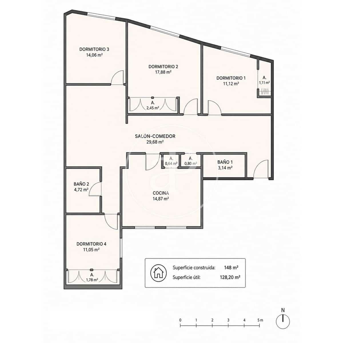 4 Zimmer Apartment zu verkaufen in Madrid Stadt - 980.000 € (Ref: 9818244)
