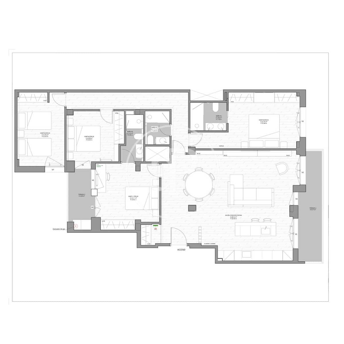 4 sypialnia Apartament na sprzedaż w Miasto Madryt - 1 440 000 € (Ref: 9820527)