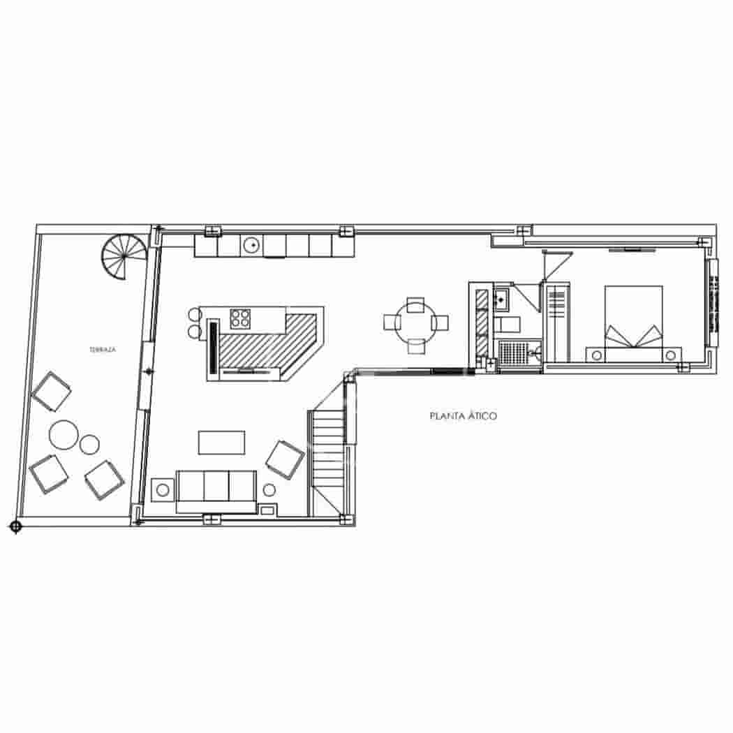 2 bedroom Penthouse for sale in Madrid city - € 1,280,000 (Ref: 9820529)