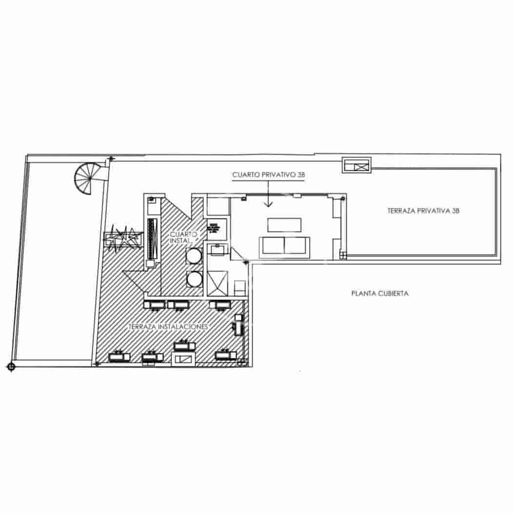 2 bedroom Penthouse for sale in Madrid city - € 1,280,000 (Ref: 9820529)